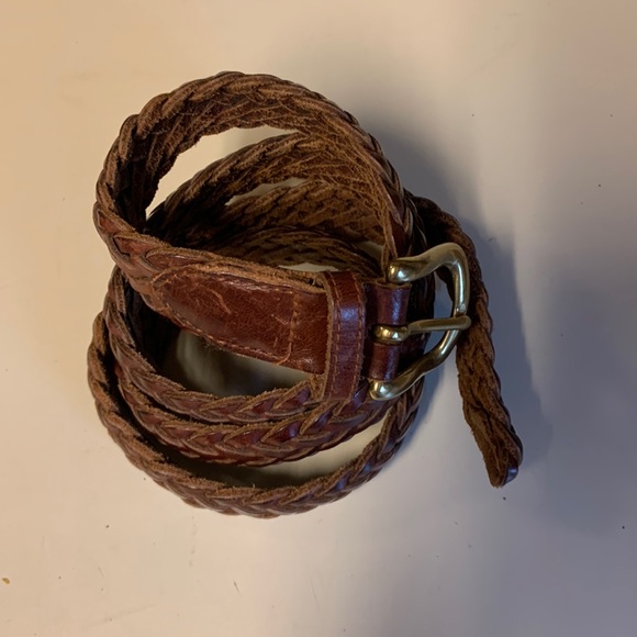 Cuir braided veritable belt.sz XL 40 - Picture 1 of 4
